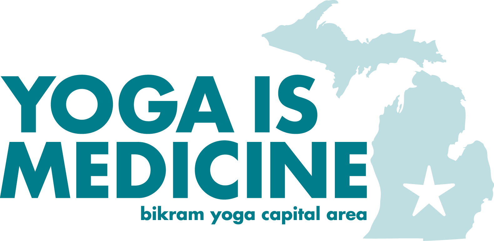 Yoga is Medicine - Bikram Yoga Capital Area Logo